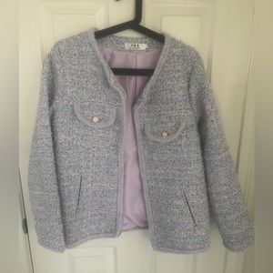 Light petal purple jacket